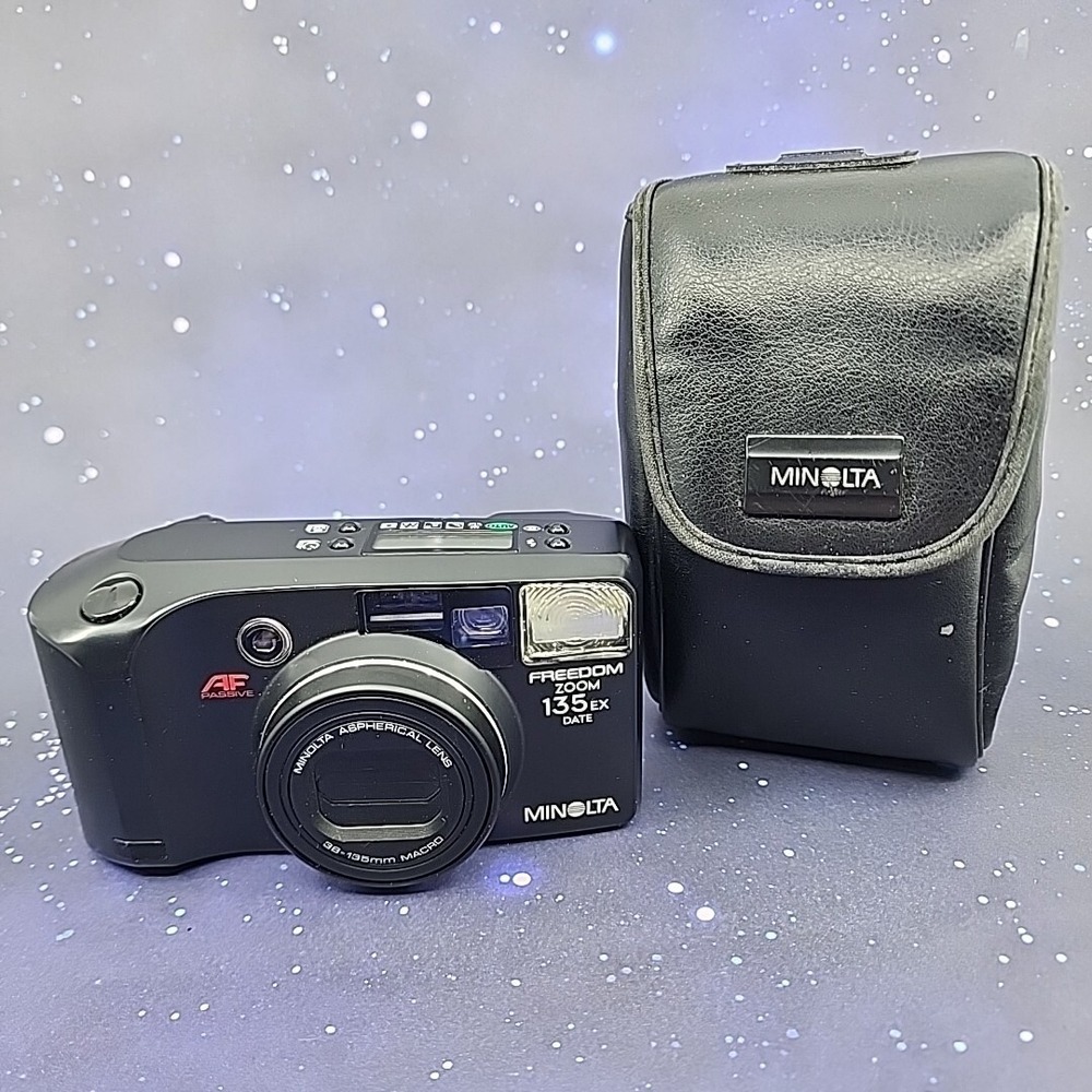 Minolta Freedom Memory Kit ZOOM 135EX With Soft Case - For Parts/Repair READ